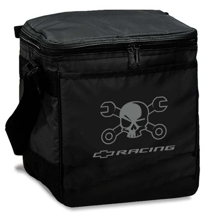 Chevrolet Racing Mr Crosswrench 12-Can Cooler Bag - Chevy Insulated Ice Chest Box w/Shoulder Strap