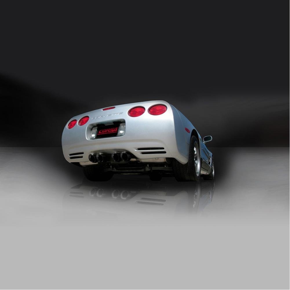 Corvette Axle Back Exhaust System - MARLIN Performance : 1997 -2004 C5
