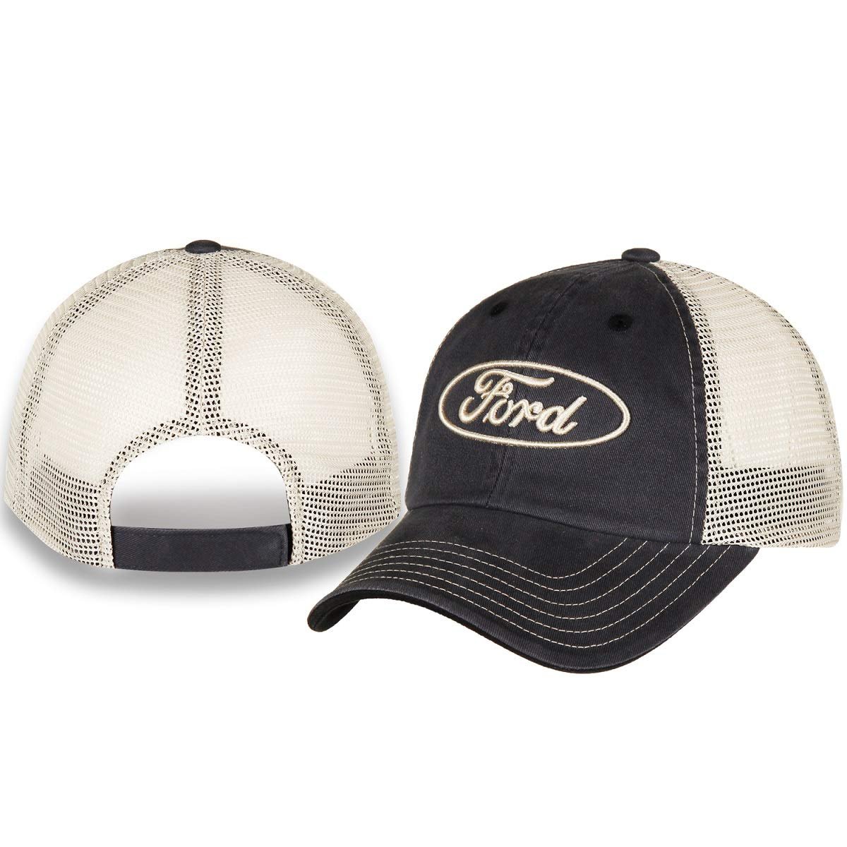 Ford Mesh Trucker Unstructured Adjustable Gray Hat/Cap