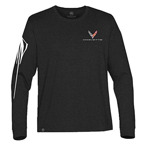 C8 Corvette Next Generation Stingray Gesture Long Sleeve - Black (X-Large)