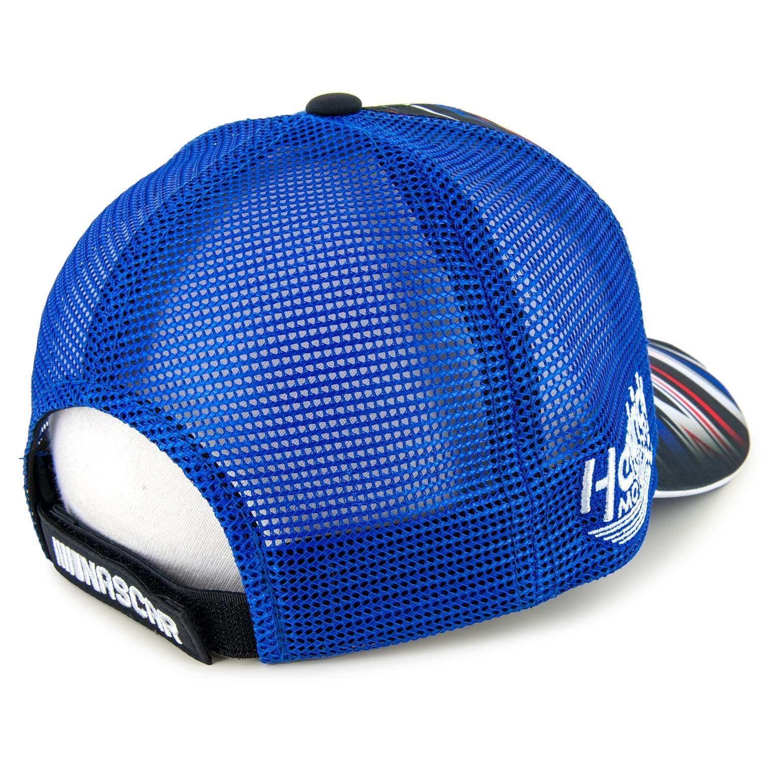 Checkered Flag Sports Kyle Larson 2025 HendrickCars Sublimated Car Mesh Hat Blue