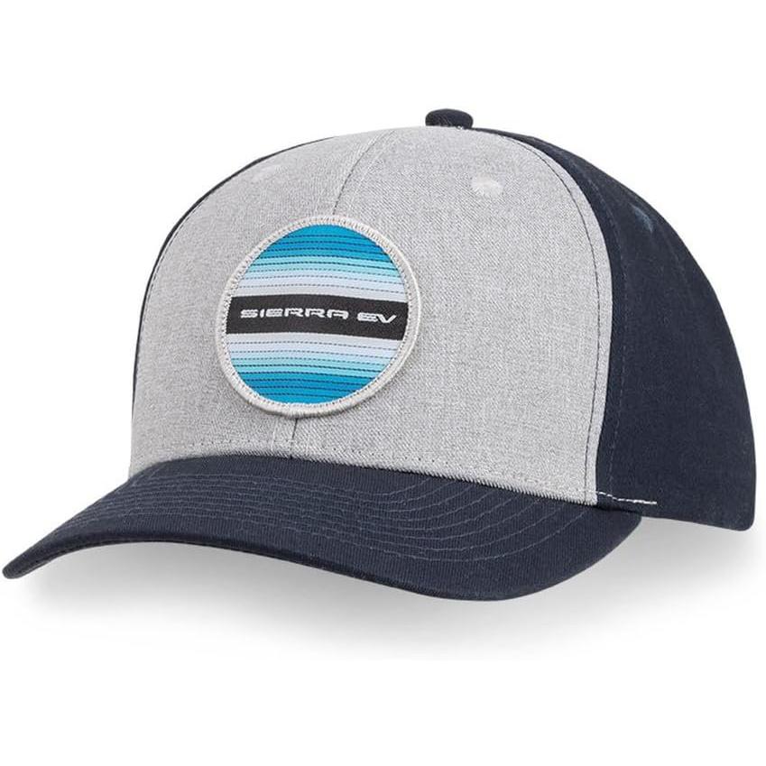 GMC Sierra EV Hat - Gray/Navy Snapback Cap