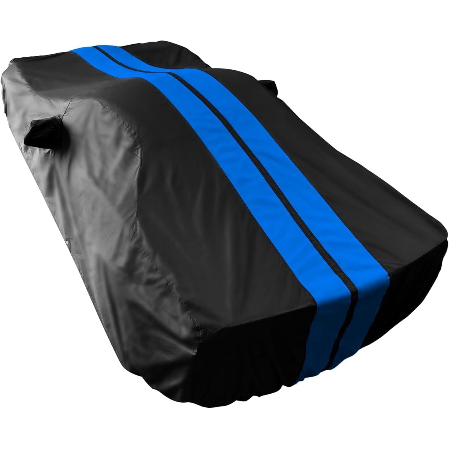 Corvette Ultraguard Plus Car Cover - Indoor/Outdoor Protection - Black W/ Red Stripes - 1997-2004 C5, Z06