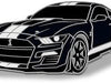Ford Mustang Shelby GT500 Enamel Pin - Muscle Car Lapel Pin