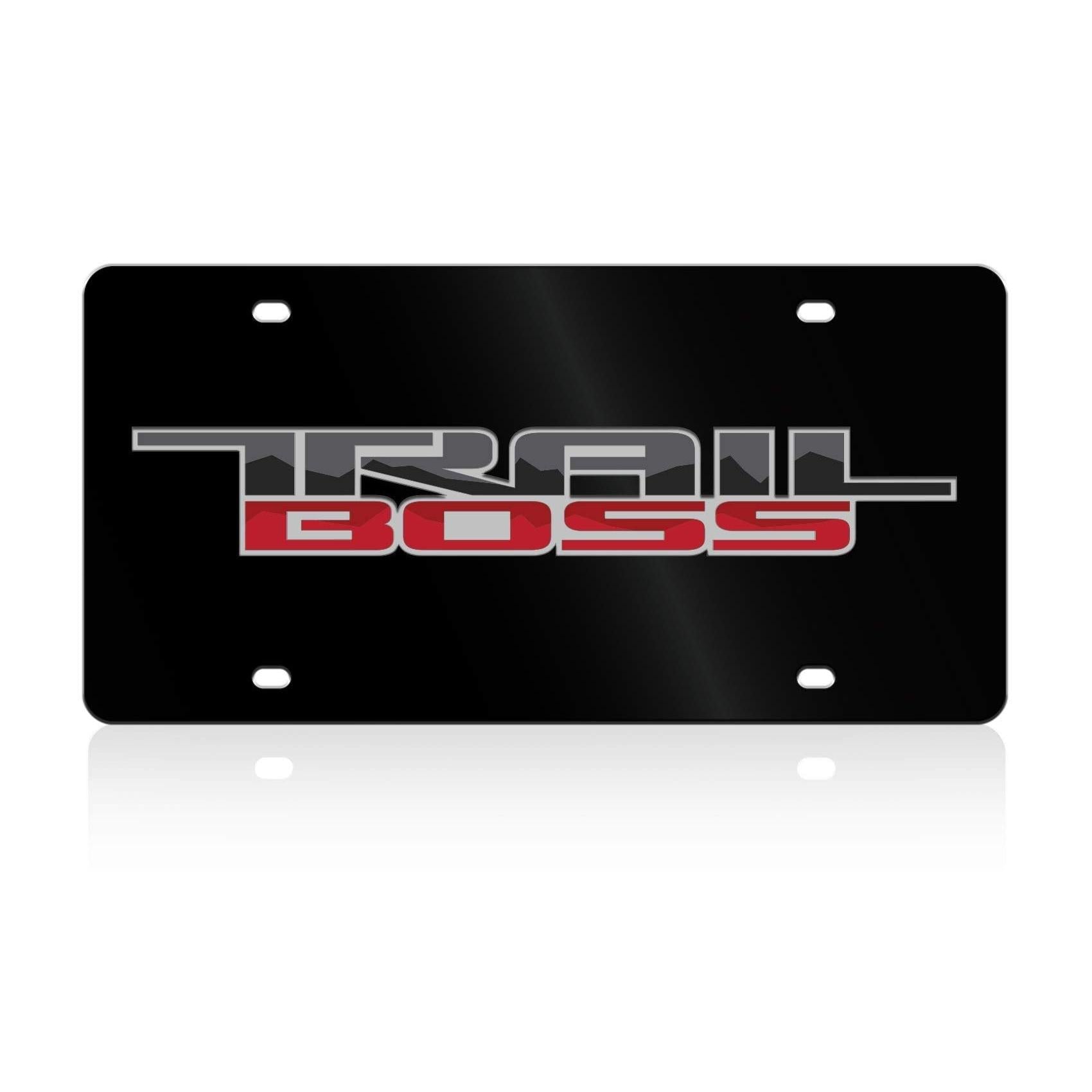Eurosport Daytona- Compatible with -, Chevrolet Trail Boss Lazer-Tag, Acrylic License Plate