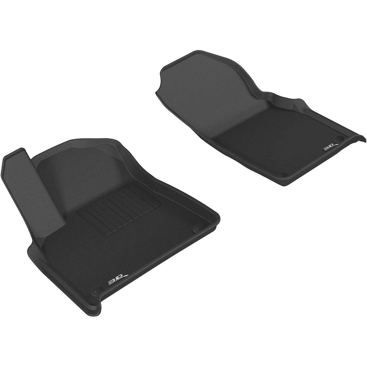 3D MAXpider Complete Set Custom Fit All-Weather Floor Mat for Select Audi Q7 Models-SR1 Performance