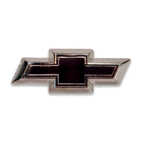 Chevrolet Bowtie Black Lapel Pin - 1" Chevy Enamel Pin - Officially Licensed by GM