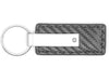 Ford Ranger Gun Metal Carbon Fiber Leather Key Chain