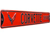 C8 Corvette Drive Metal Road Sign