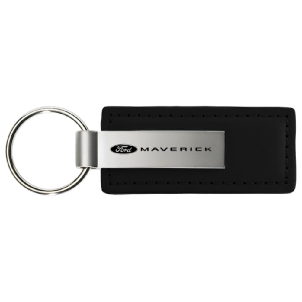 AU-TOMOTIVE GOLD, INC. Officially Licensed Leather Key Chain for Ford Maverick 2022