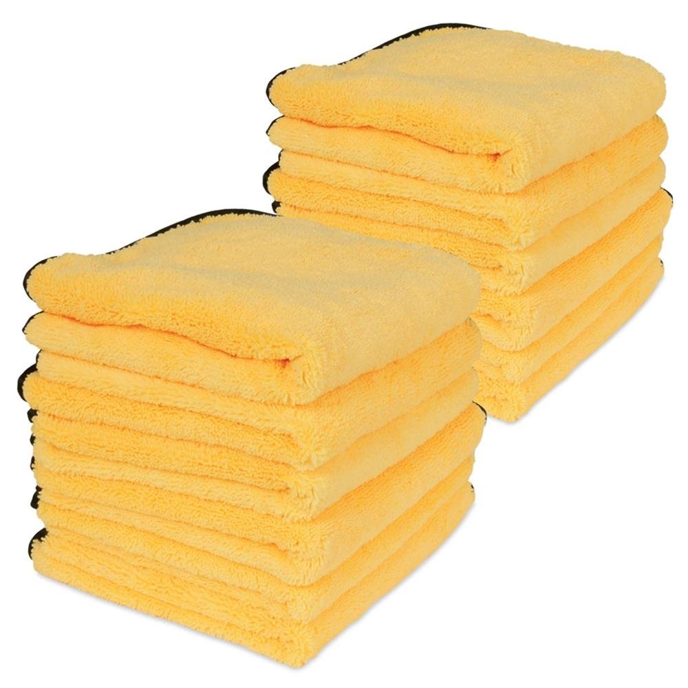 Liquid X Multi-Purpose Microfiber Detailing Towel with Silk Edges - 16" x 24"