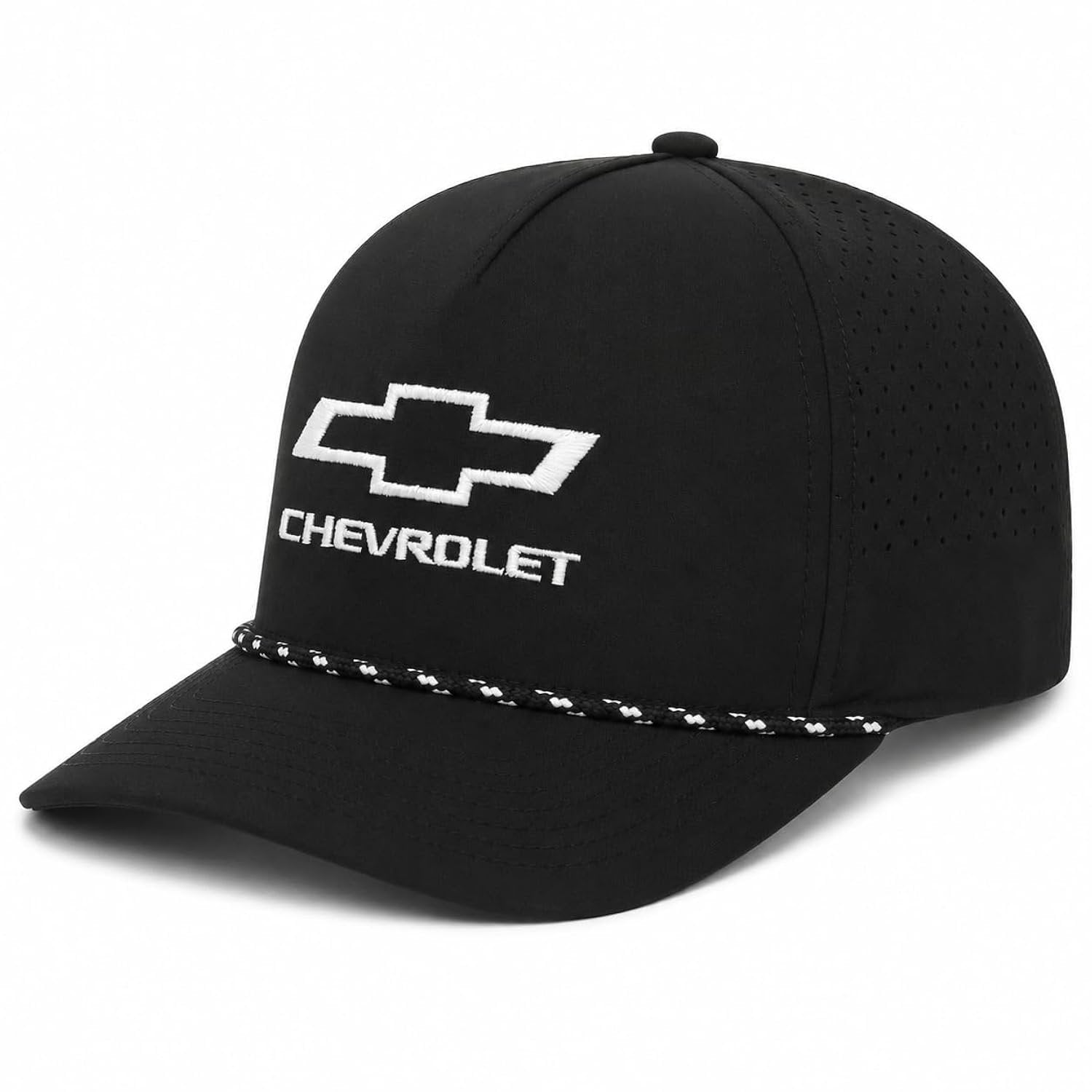 Chevrolet Weekender Perforated Performance Snapback Hat – Captain's Cord Open Bowtie Logo Cap