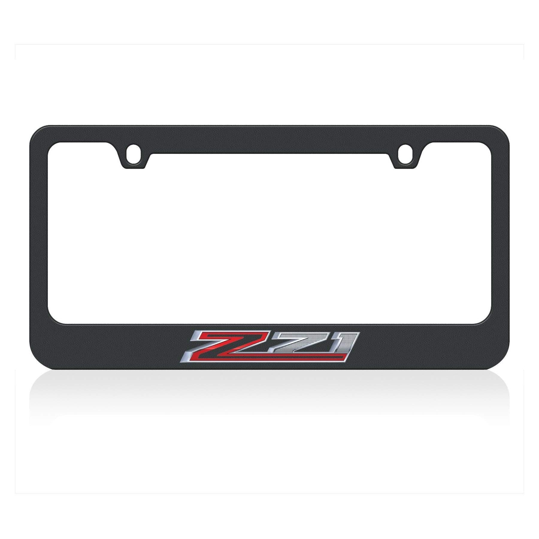 Eurosport Daytona- Compatible with -, Chevrolet Z71 Black License Plate Frame