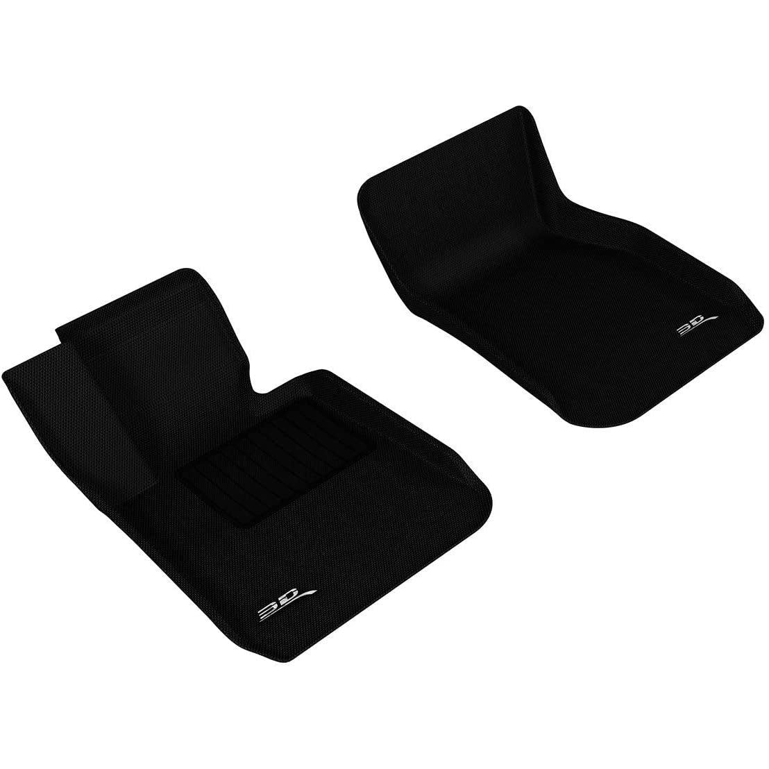 3D MAXpider Complete Set Custom Fit All-Weather Floor Mat for Select BMW 3 Series Models - Kagu Rubber-SR1 Performance