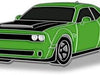 Dodge Challenger SRT Demon Enamel Pin - Muscle Car Lapel Pin