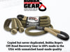 Bubba Rope Off-Road Jeep Recovery Rope Gear Set with Shackles