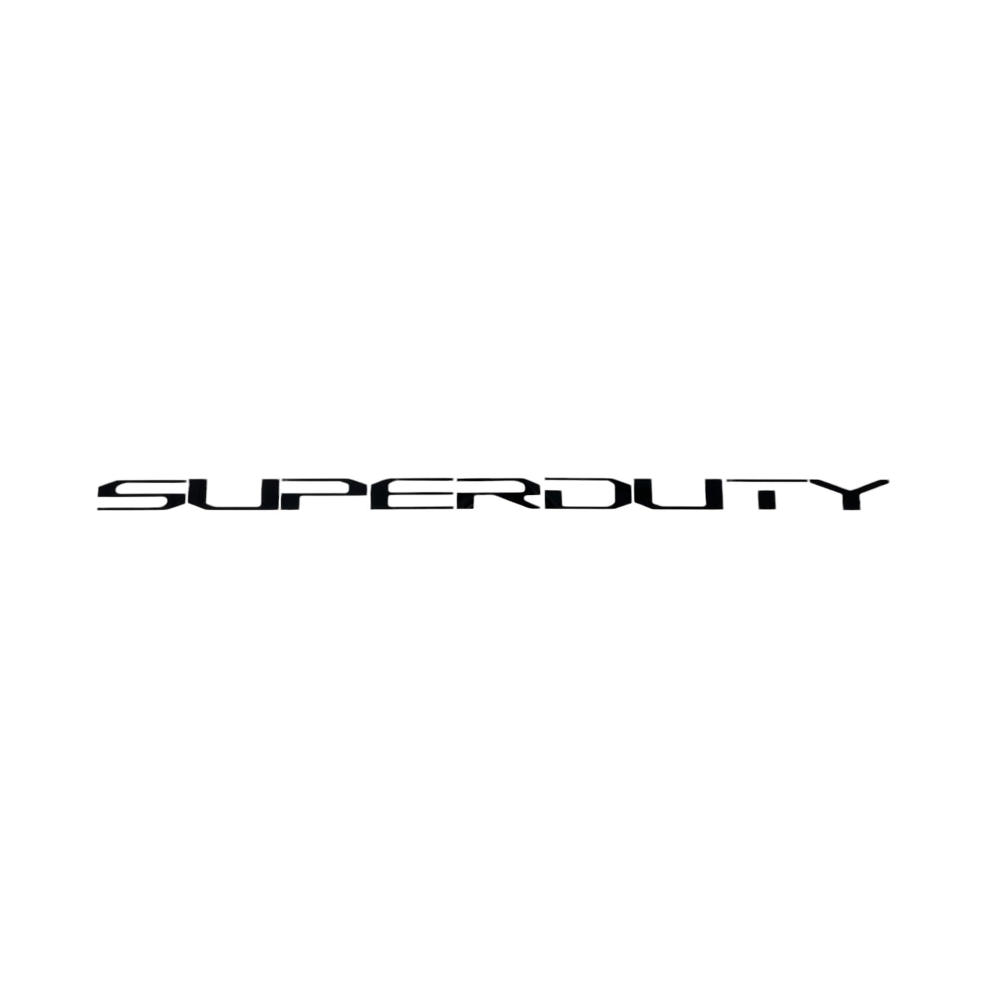Eurosport Daytona- Compatible with 2023- Current, Super Duty Tailgate Lettering Kit Black