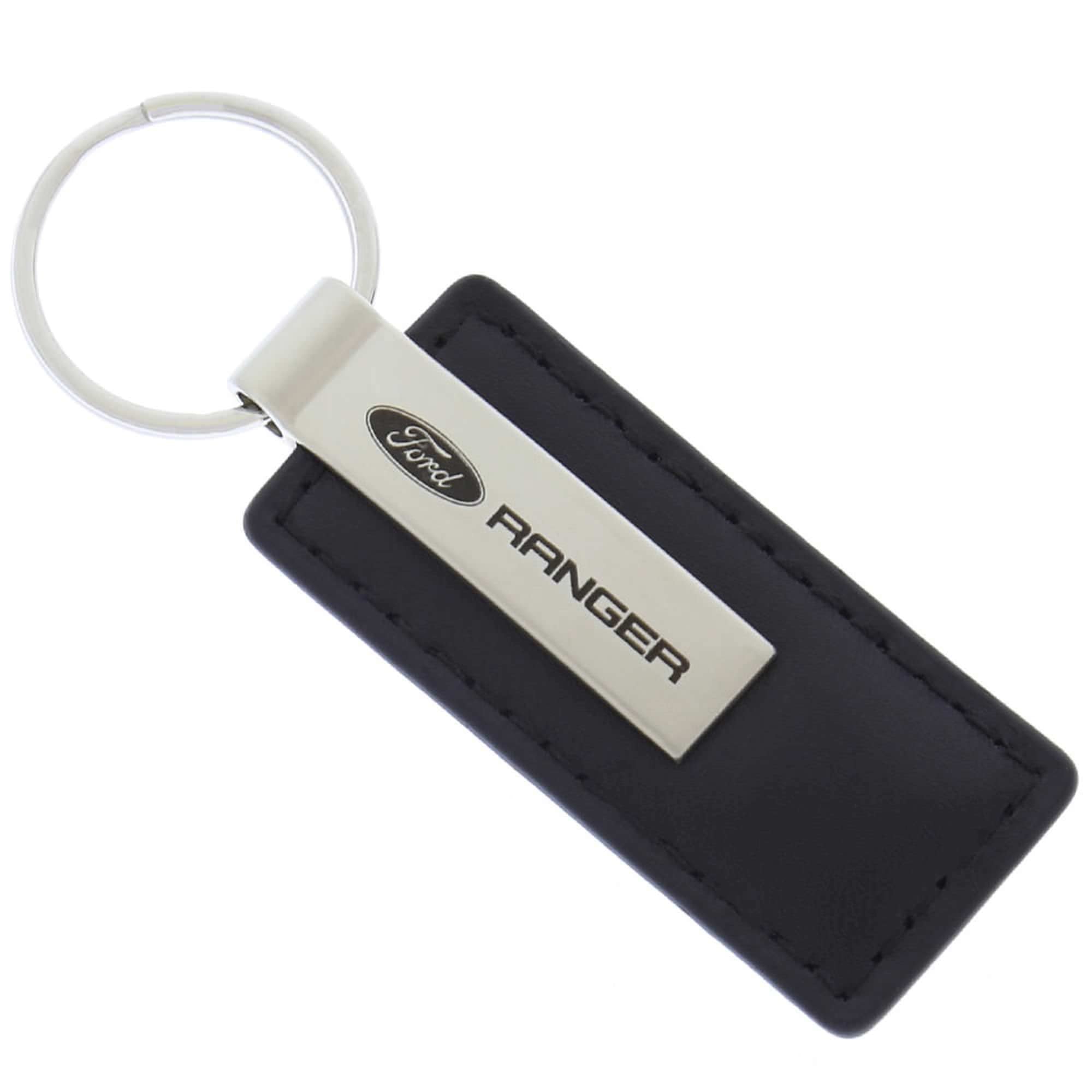 Ford Ranger Leather Keychain - Black