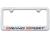 Chevrolet Corvette C6 Grand Sport Chrome Metal License Plate Frame