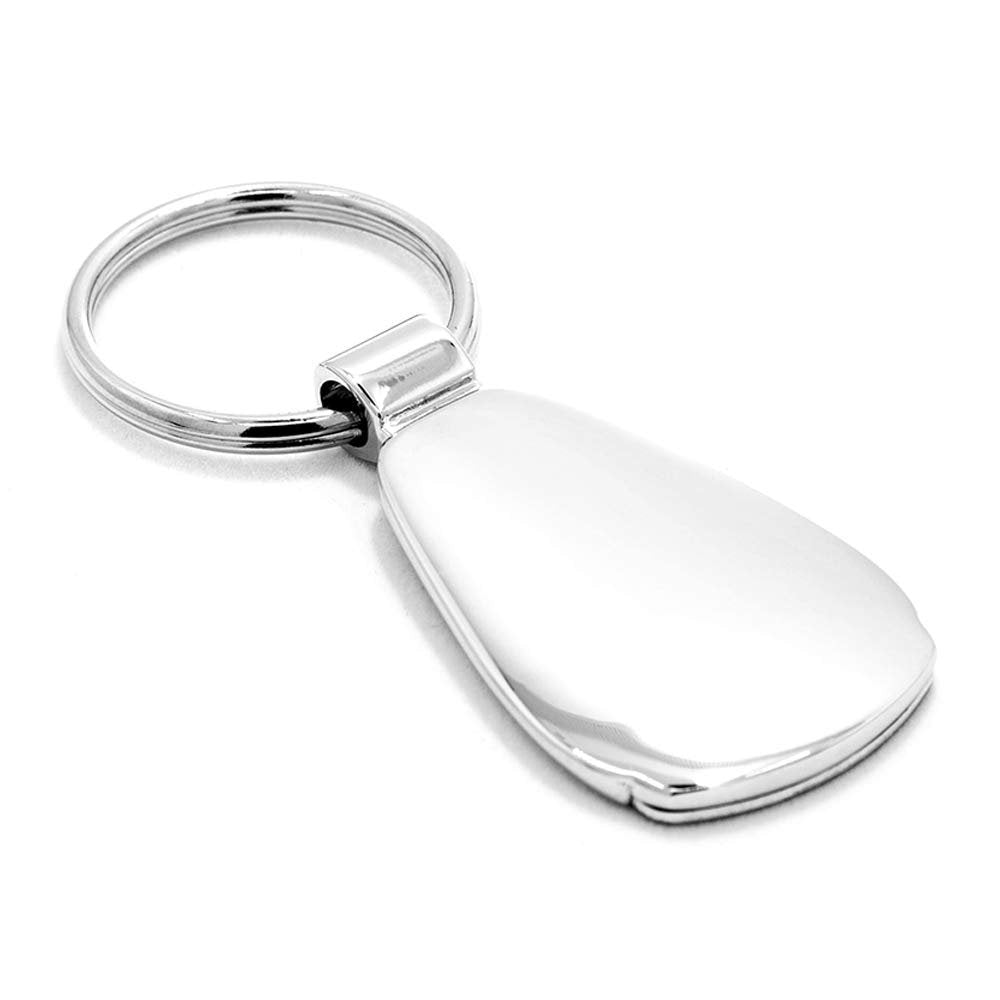 Au-TOMOTIVE GOLD, INC. Officially Licensed Red Teardrop Key Chain for Ford Mustang Tri-Bar