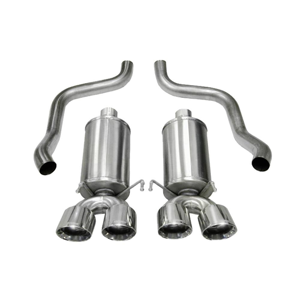 Corvette Exhaust System - Corsa Xtreme 3.5" Quad Tips : 2009-2013 C6