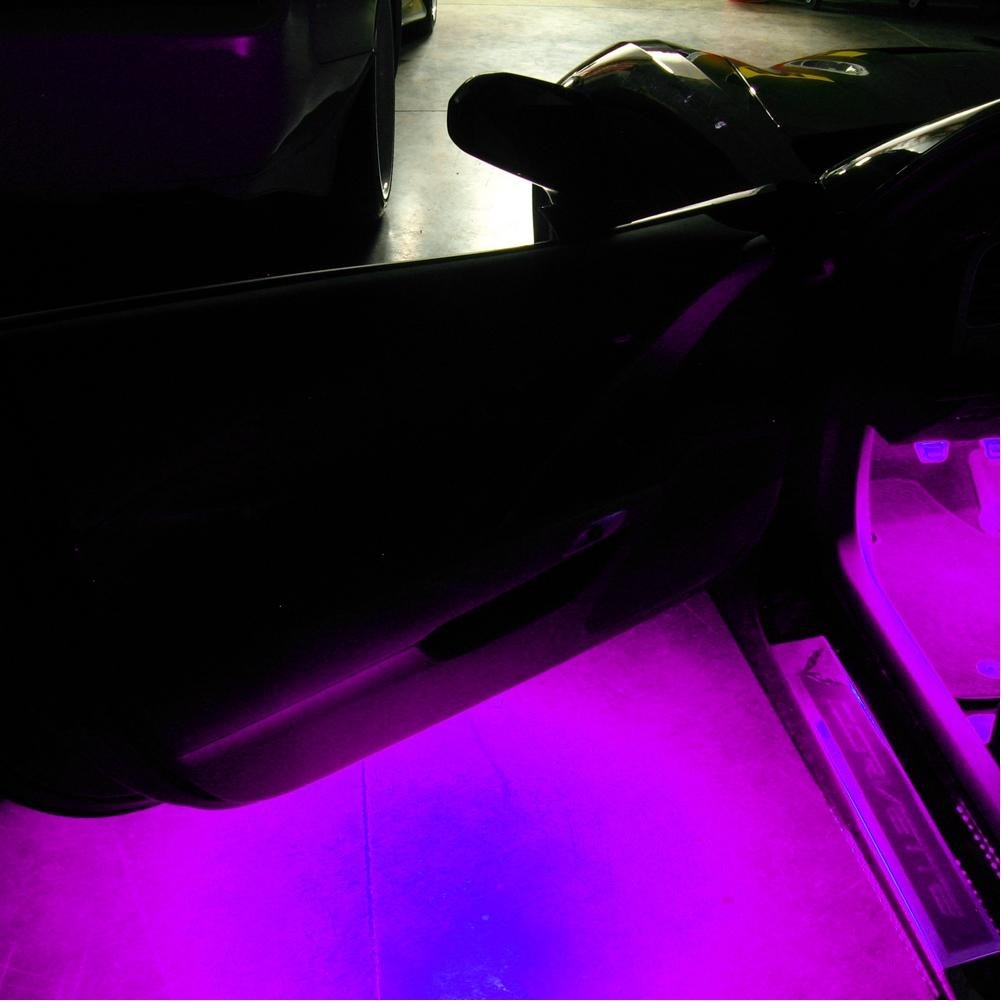 Corvette Under Door/Puddle LED Lighting Kit : C7 Stingray, Z51, Z06