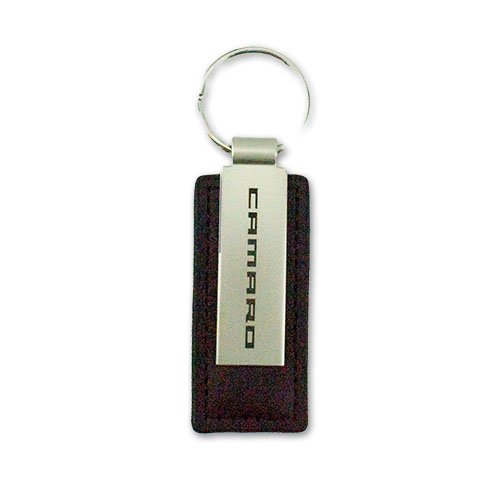 SR1 Performance Chevy Camaro Metal/Leather Keychain - Officially Licensed Chevrolet Key Tag