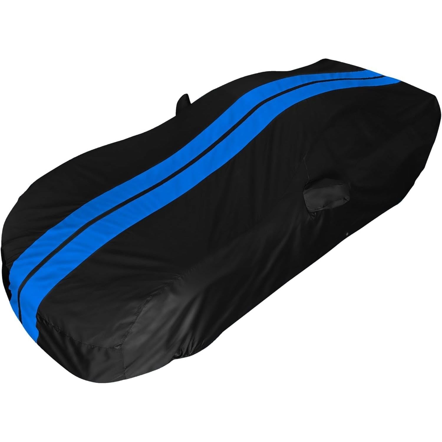 Corvette Ultraguard Plus Car Cover - Indoor/Outdoor Protection - Black W/ Red Stripes - 1997-2004 C5, Z06