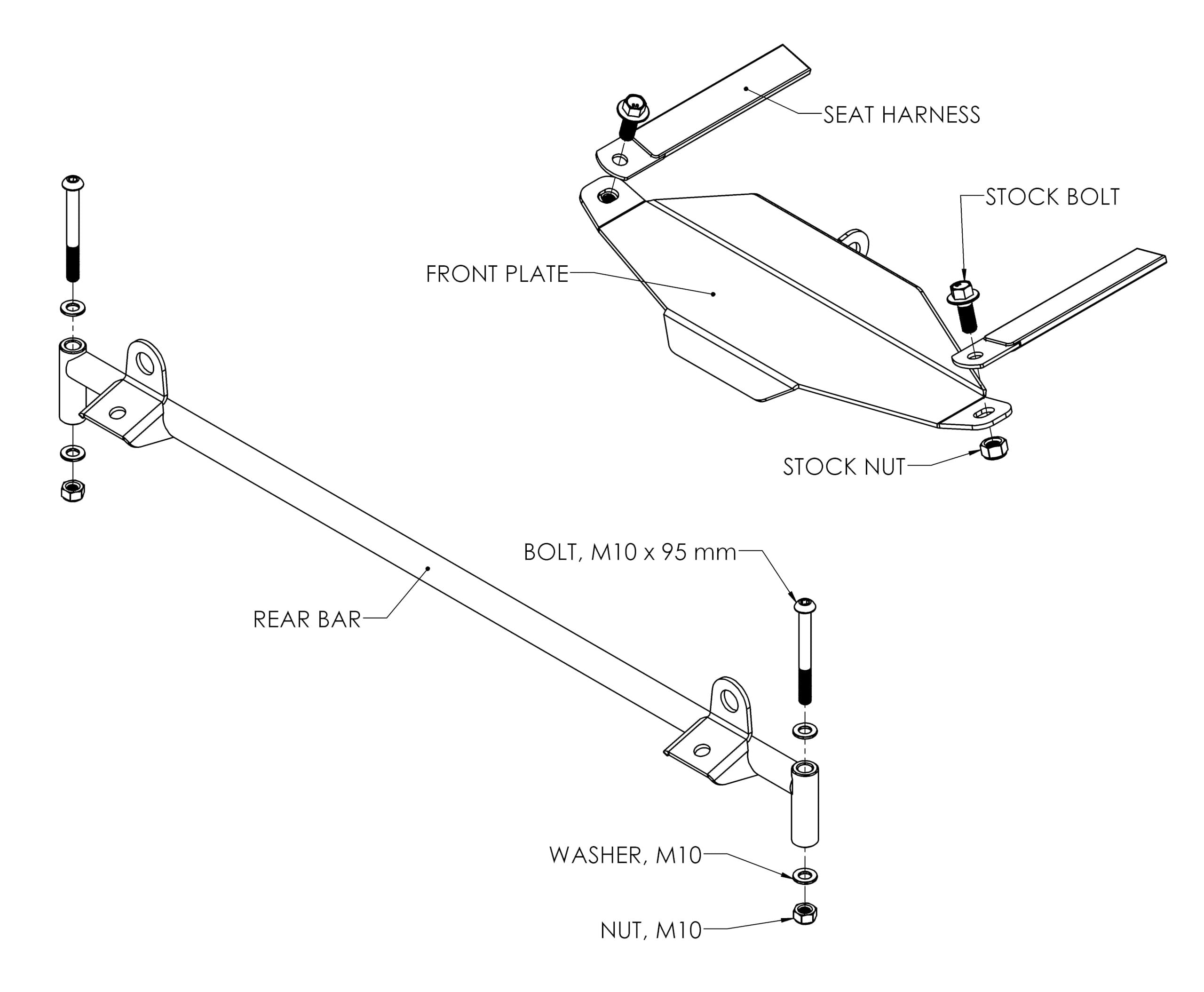 Spare Tire Mount with Dual Flag Mounts for Polaris RZR Pro XP, Pro S, Turbo R & Pro R 2020-2026 UTV