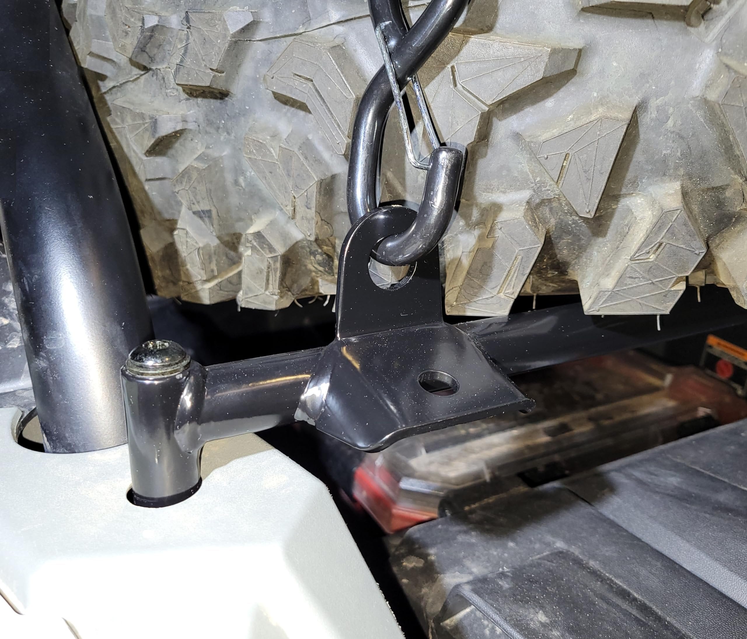 Spare Tire Mount with Dual Flag Mounts for Polaris RZR Pro XP, Pro S, Turbo R & Pro R 2020-2026 UTV