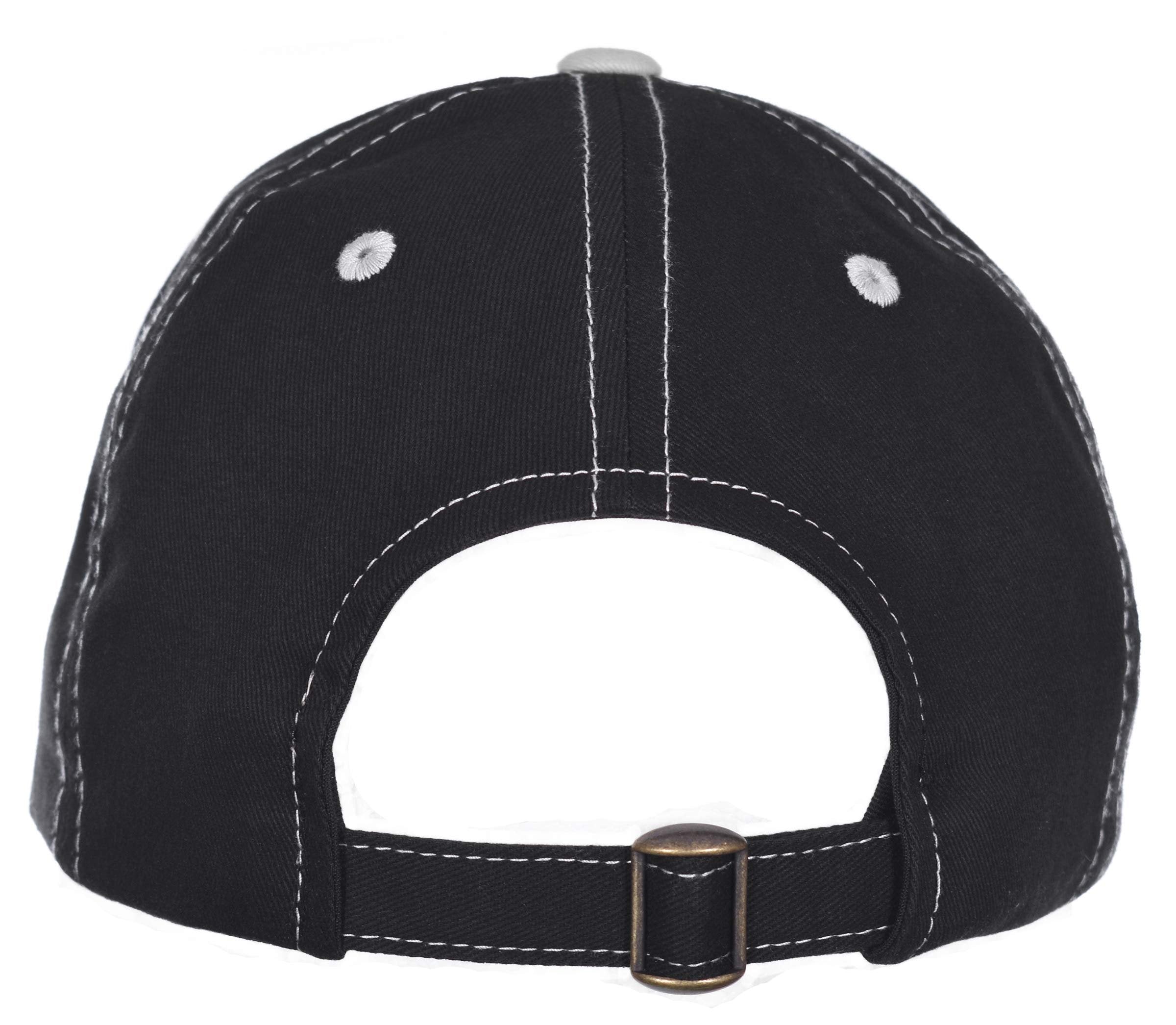 Ford Mustang Logo Cap Adjustable Black Fabric Hat