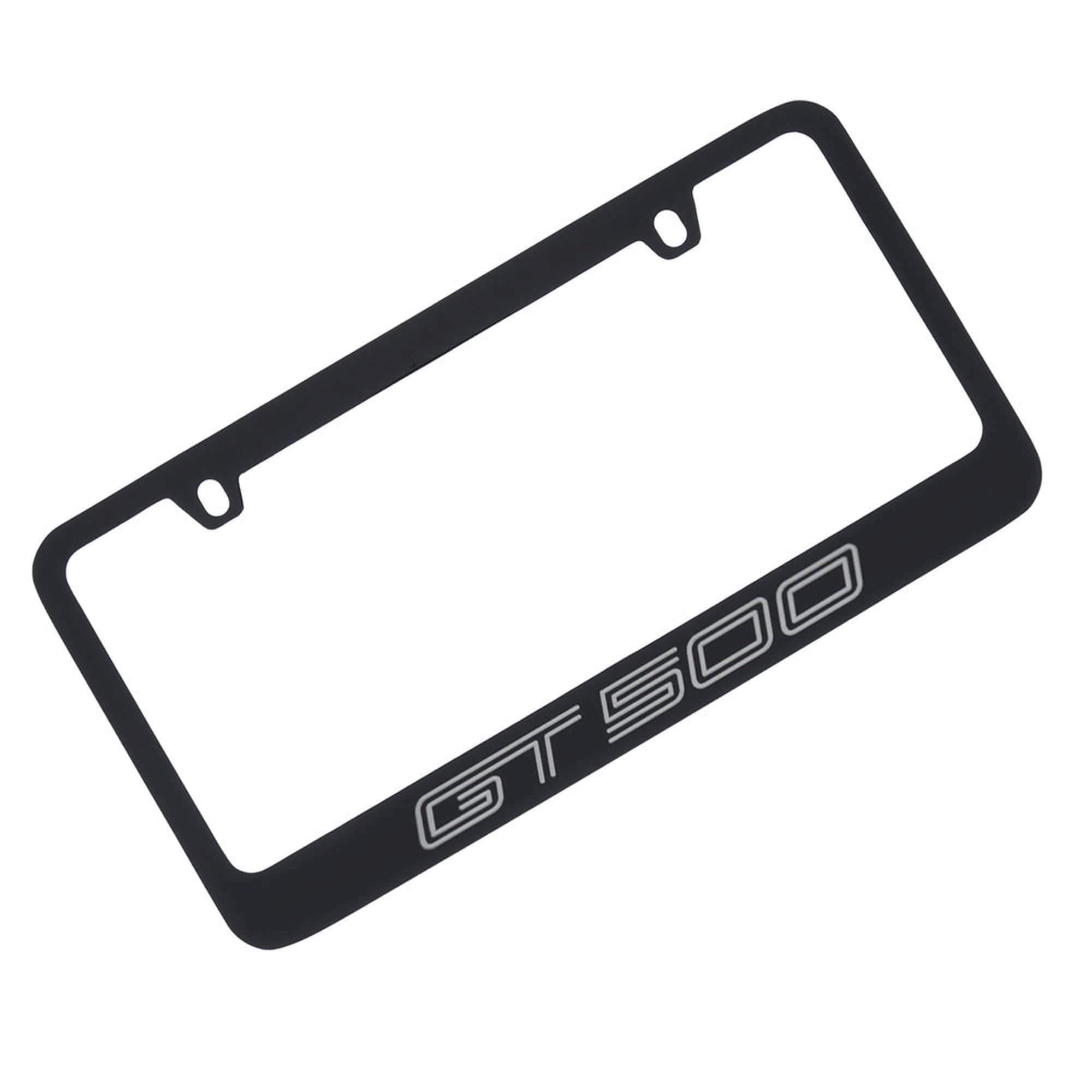 Elite Automotive Products, Inc. Engraved License Plate Frame for Ford GT500 (Black) (9063269)