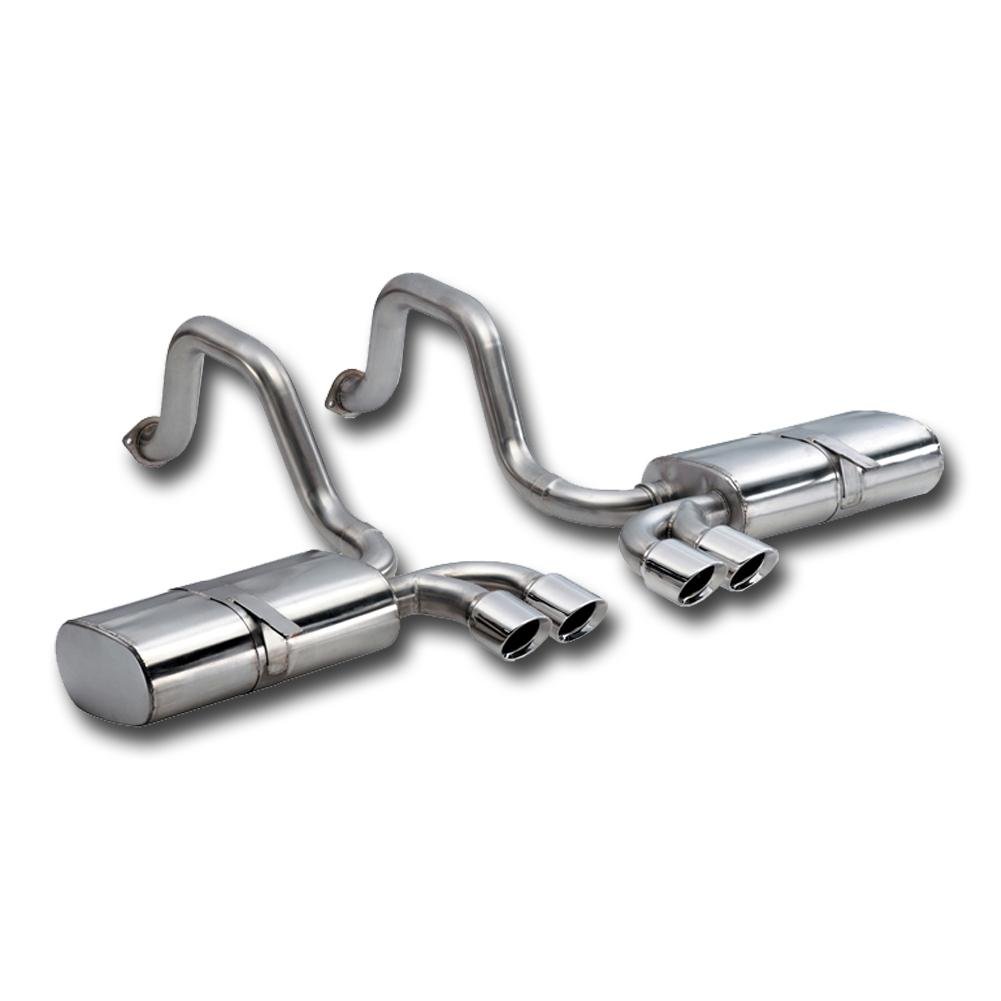 Corvette Axle Back Exhaust System - MARLIN Performance : 1997 -2004 C5