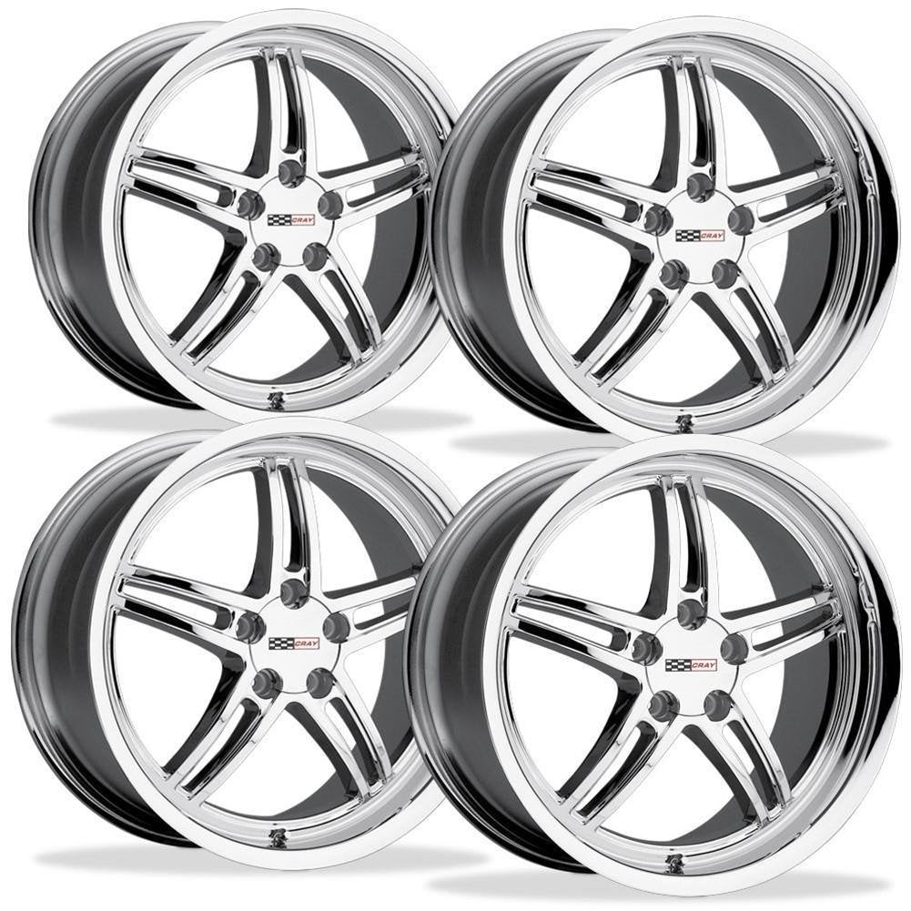 Corvette Wheels - Cray Scorpion (Set) : Chrome-SR1 Performance