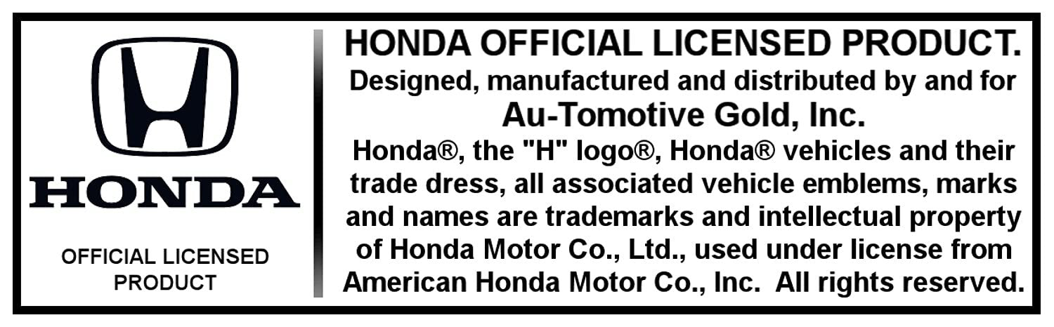 AU-TOMOTIVE GOLD, INC. Officially Licensed Black Teardrop Key Chain for Honda Accord