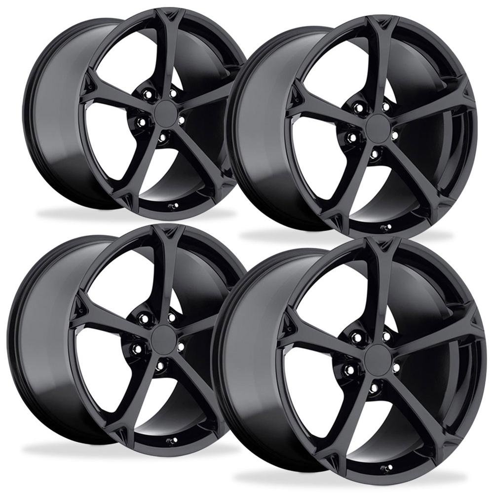 Corvette Wheel - 2010 Grand Sport Style Reproduction (Set) - Gloss Black