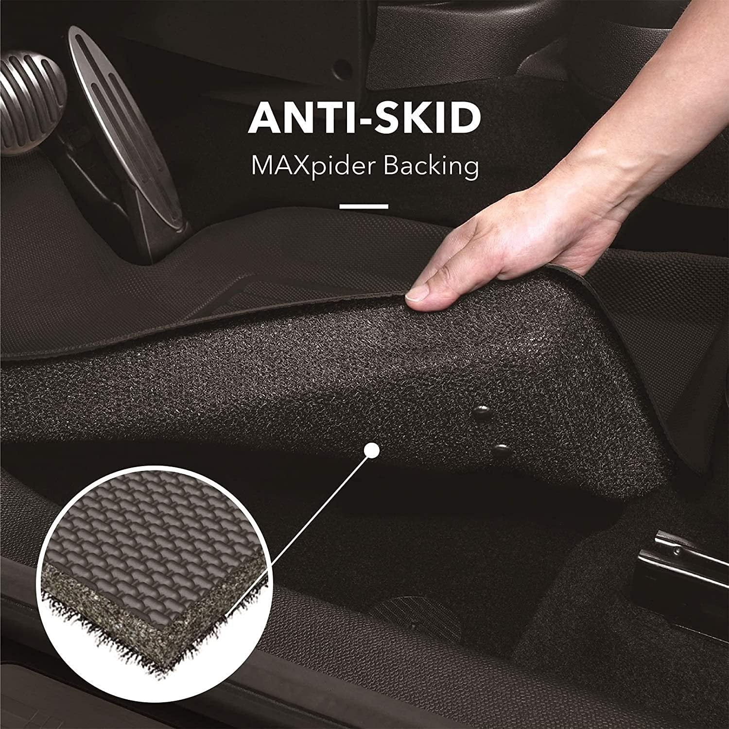 3D MAXpider Front Row Custom Fit All-Weather Floor Mat for Select Mercedes-Benz GLE Class (C292) Models
