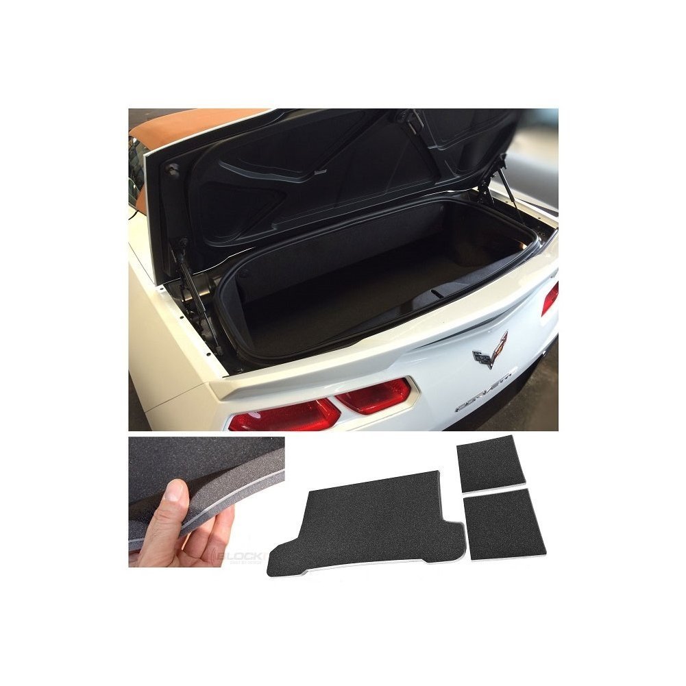 C7 Corvette Stingray, Z06, Z51 & Grand Sport Rear Cargo BLOCKIT Sound Deadening System (Convertible)