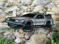 DeLorean Time Machine Enamel Pin - Back to the Future Lapel Pin-SR1 Performance