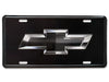 Chevrolet Black Bowtie License Plate - Officially Licensed by GM