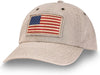 Chevy Sublimated USA Flag Hat - Adjustable Chevrolet Khaki Cap