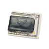 C8 Corvette Lambskin Magnetic Money Clip - Black