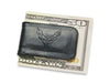 C8 Corvette Lambskin Magnetic Money Clip - Black