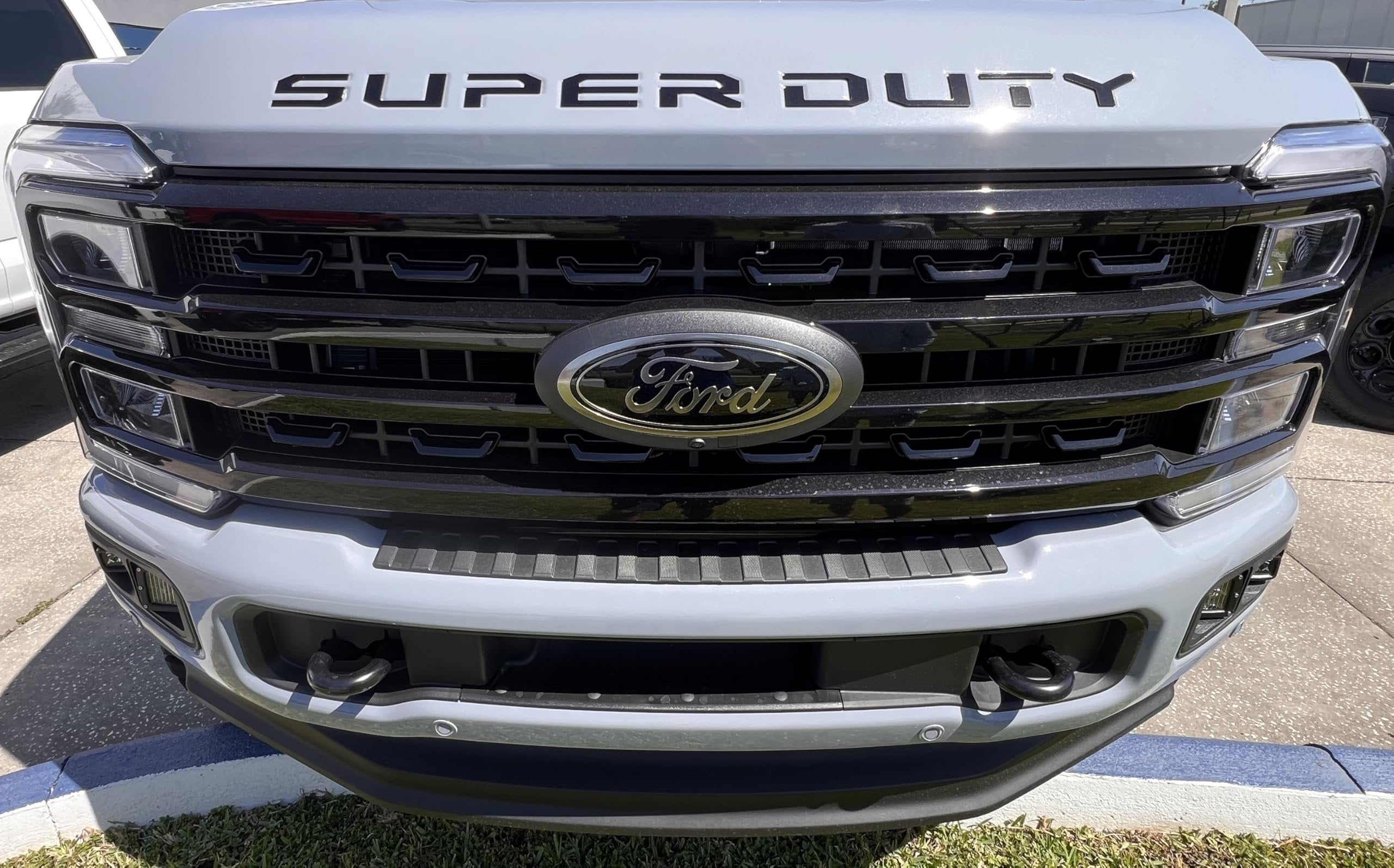 Eurosport Daytona- Compatible with 2023-Current Ford Super Duty Hood Lettering Kit