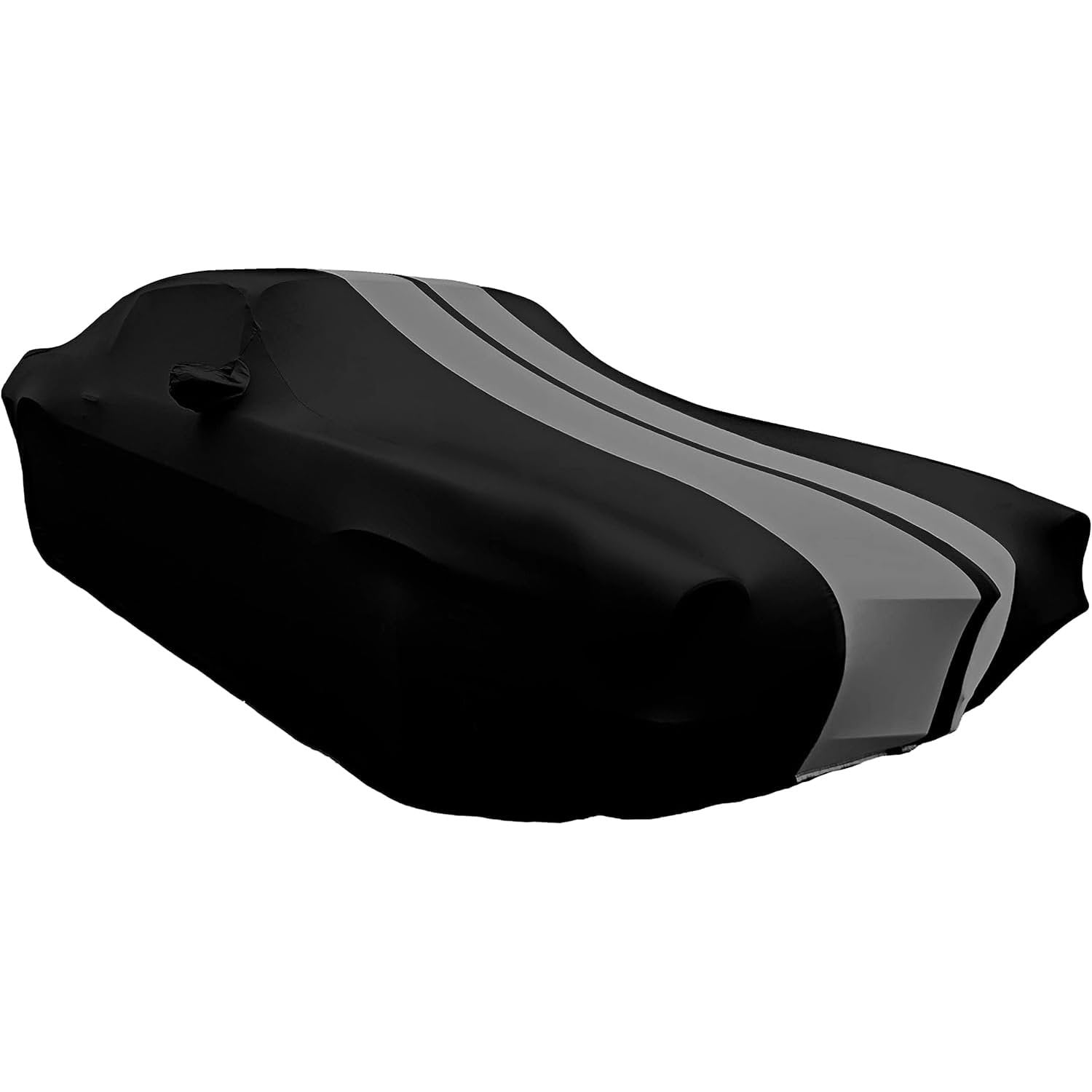 1965-1970 Mustang Car Cover - Custom Fit Indoor Protection Ultraguard Stretch Satin - Ultimate High End Fit for Classic Ford Mustang Fastback/Coupe (Stripes)