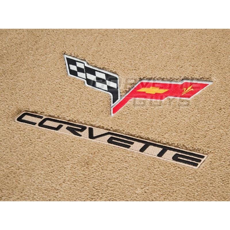 Ebony w/ Silver Lettering Corvette C6 Ultimat Cargo Convt Mat (05+)