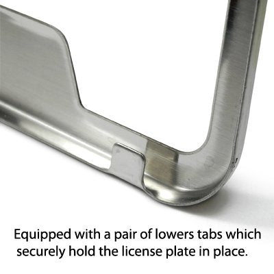 Au-TOMOTIVE GOLD Buick Laser Etched Cut-Out Frame-Mirrored License Plate