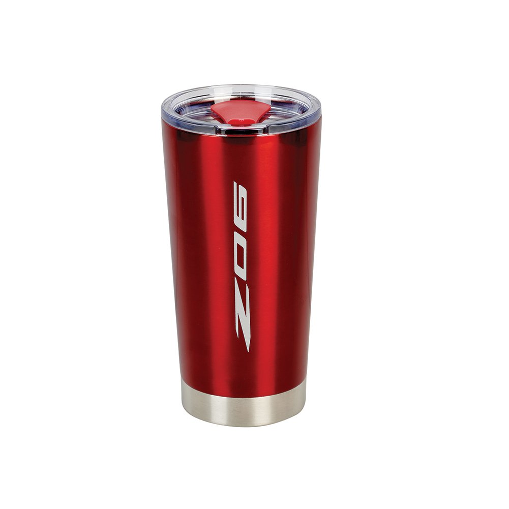 C8 Corvette Z06 Frost Tumbler 20oz : Red