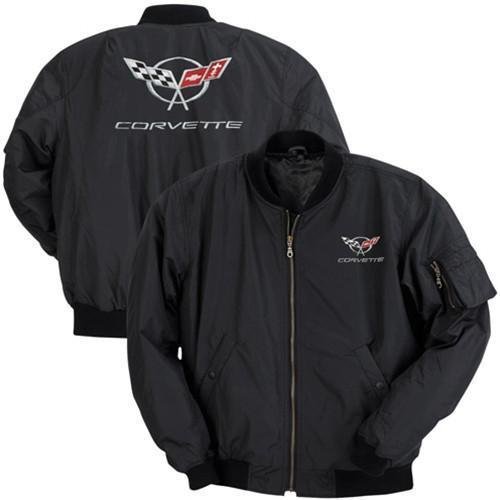 Corvette Jacket - Aviator Jacket with C5 Logo : 1997-2004-SR1 Performance