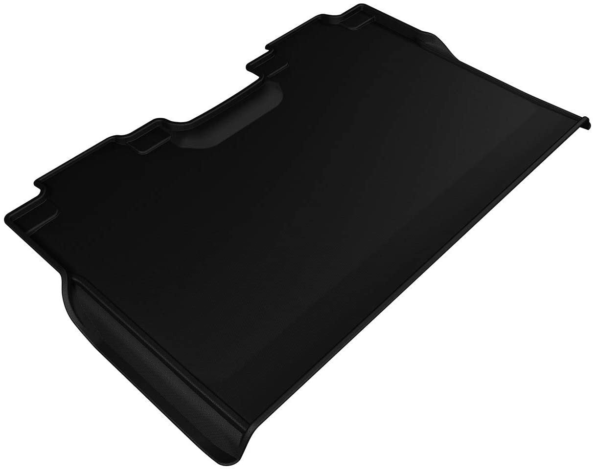 3D MAXpider Custom Fit Kagu Floor Mat (Black) Compatible with Ford F-150 Supercrew 2015-2025 (w/ Bucket Seats, No Underseat Storage) - Full Set